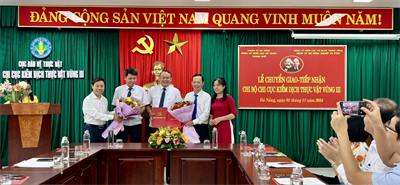 Tiếp nhận Chi bộ Chi cục ev88h vùng III trực thuộc Đảng ủy ev88h và ev88 nông thôn
